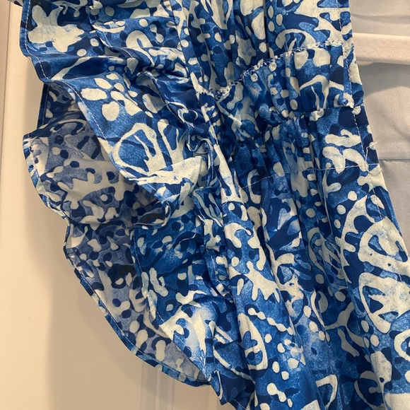 Marie Oliver blue print dress - Picture 2 of 4